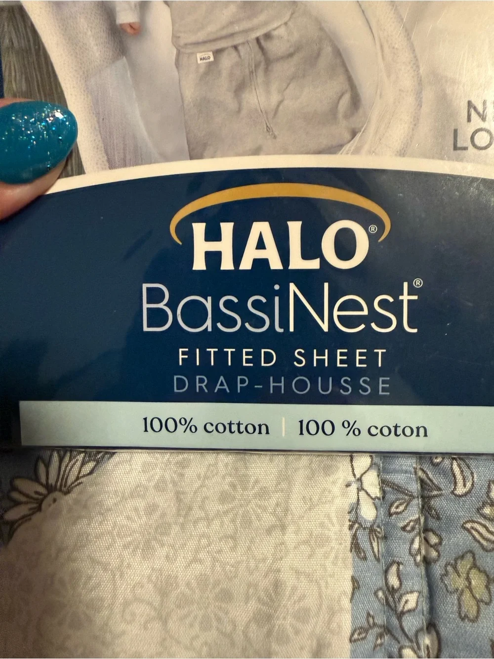 HALO BassiNest Fitted Sheet for Swivel Sleeper & Glide Sleeper New NIP